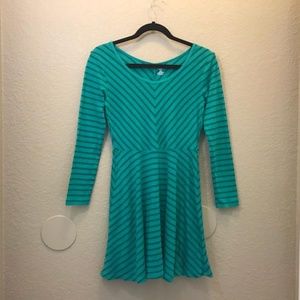 Green Stripe Dress (Size L)